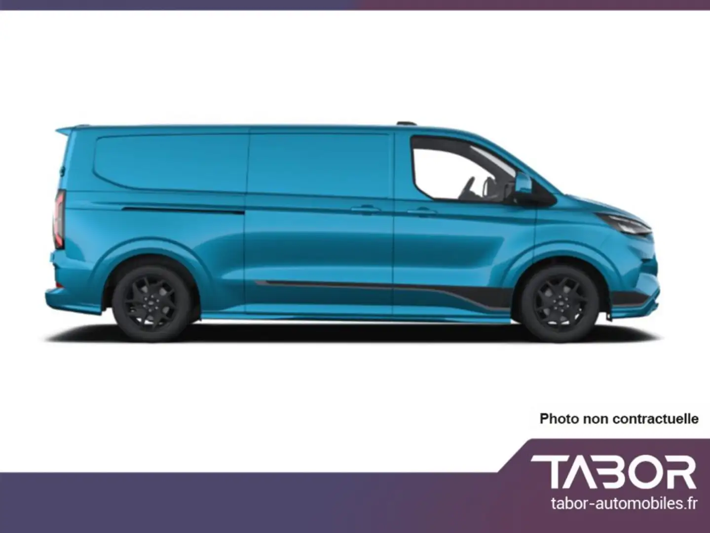Ford Transit Custom TDCi 170 Aut Sport 320 L2 Bleu - 2