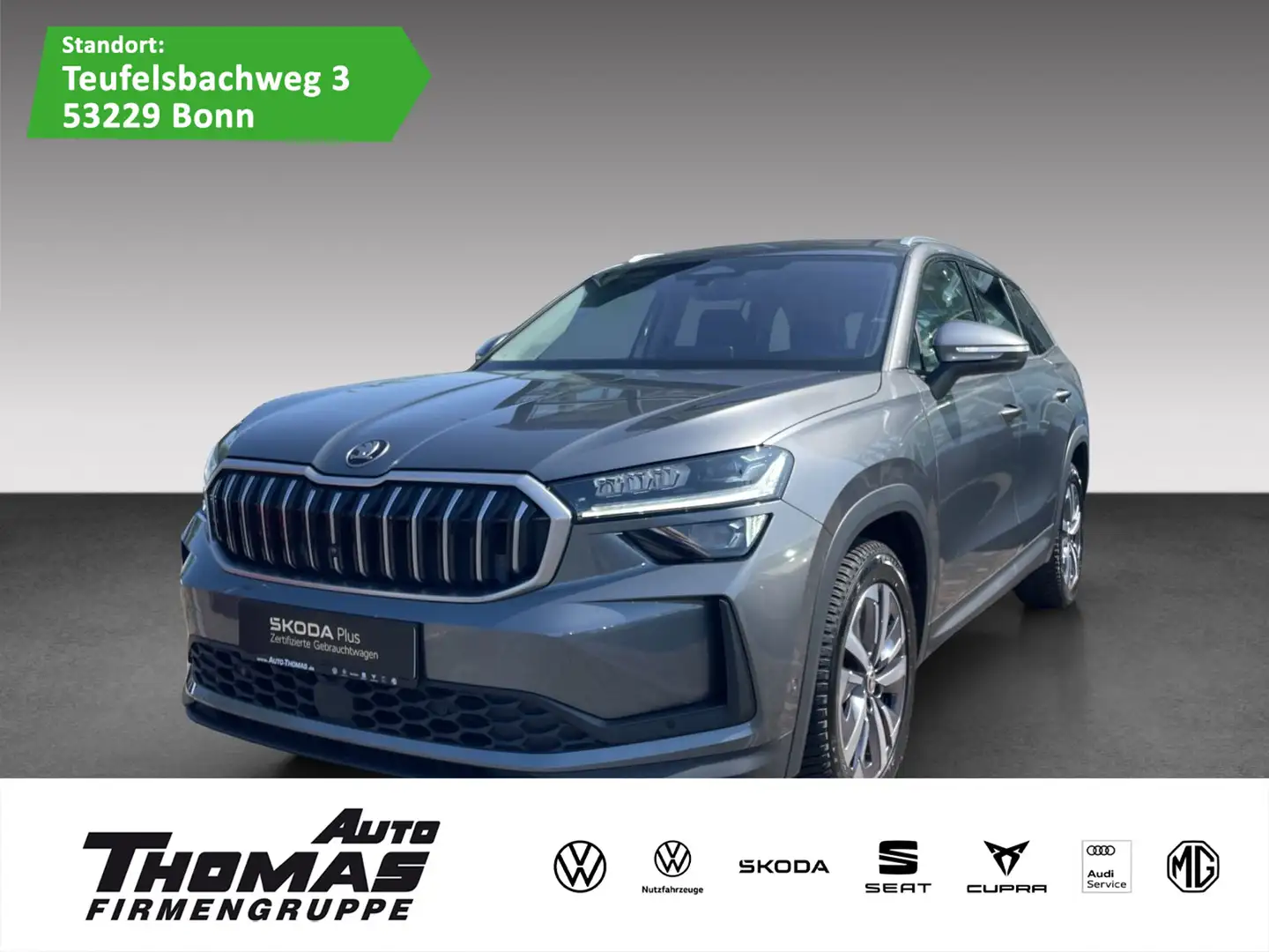 Skoda Kodiaq Selection 2.0 TDI 4x4 DSG LED AHK NAVI Grau - 1