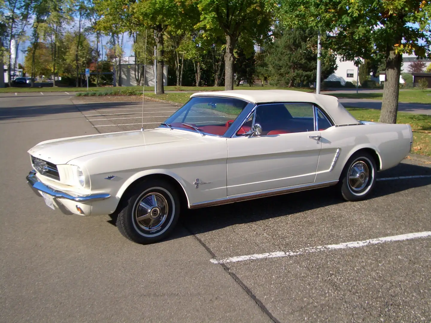 Ford Mustang *TOP* V8 BJ 1964 Cabrio D-CODE (MATCHING NUMBERS) Weiß - 1