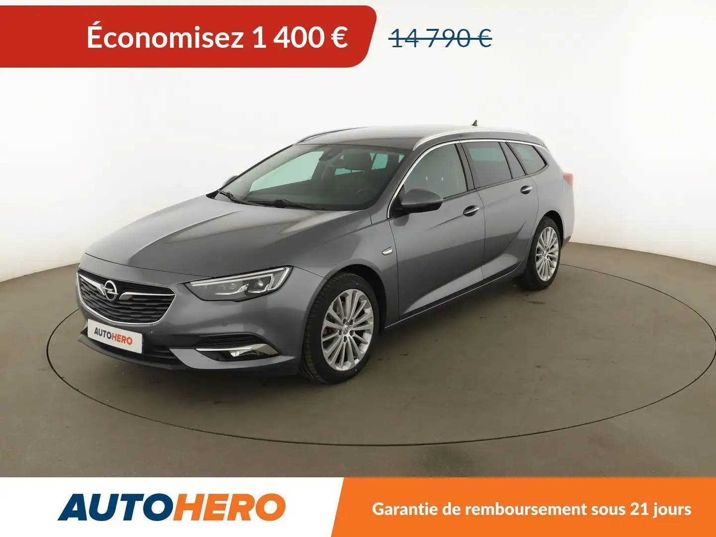 Opel Insignia Sports Tourer 1.6 Diesel Elite Automatique Gris - 1