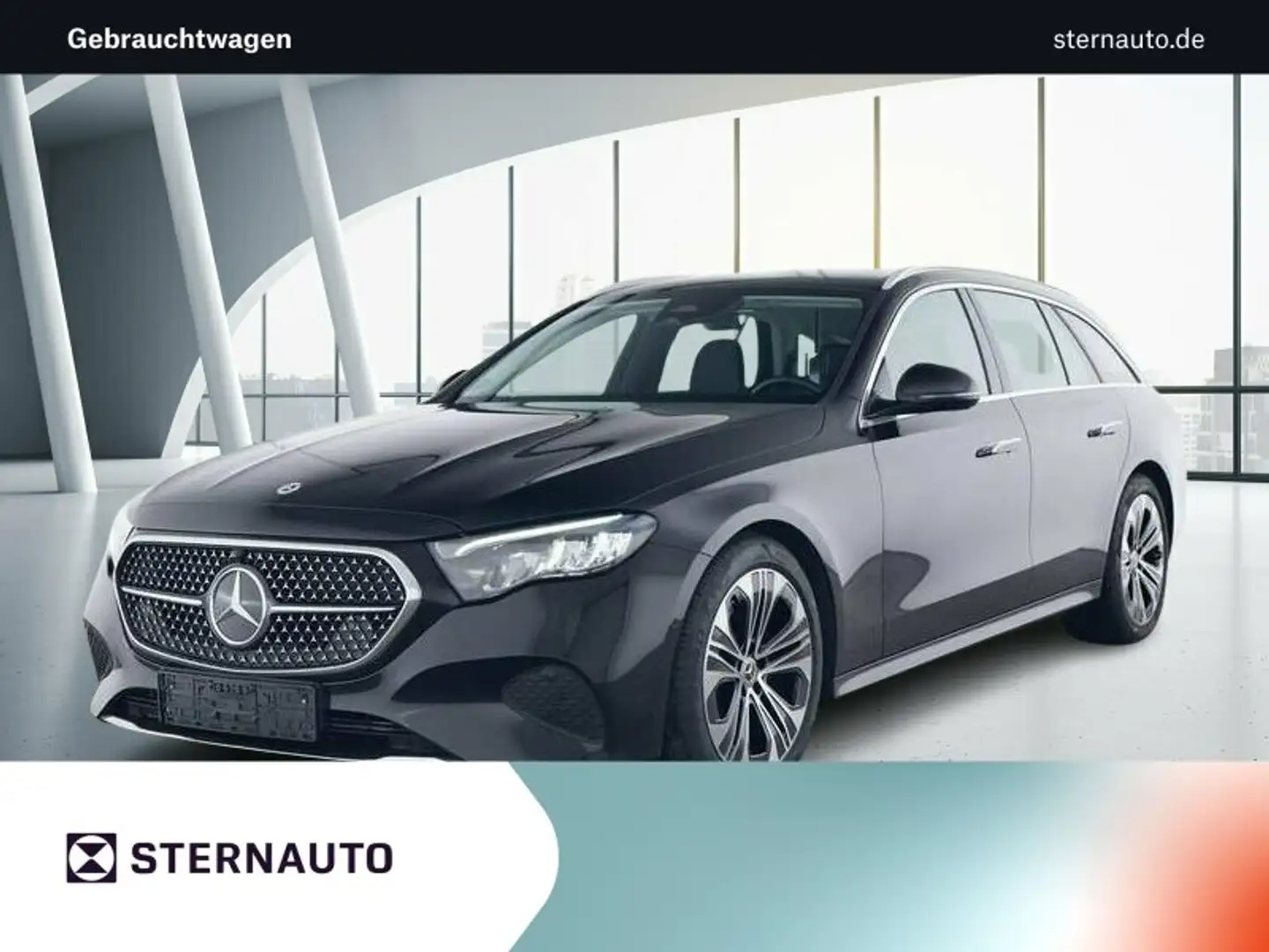 Mercedes-Benz E 220 E 220 d T Ava PanoD 19 Zoll AHK Winterp RüKa LED Schwarz - 1