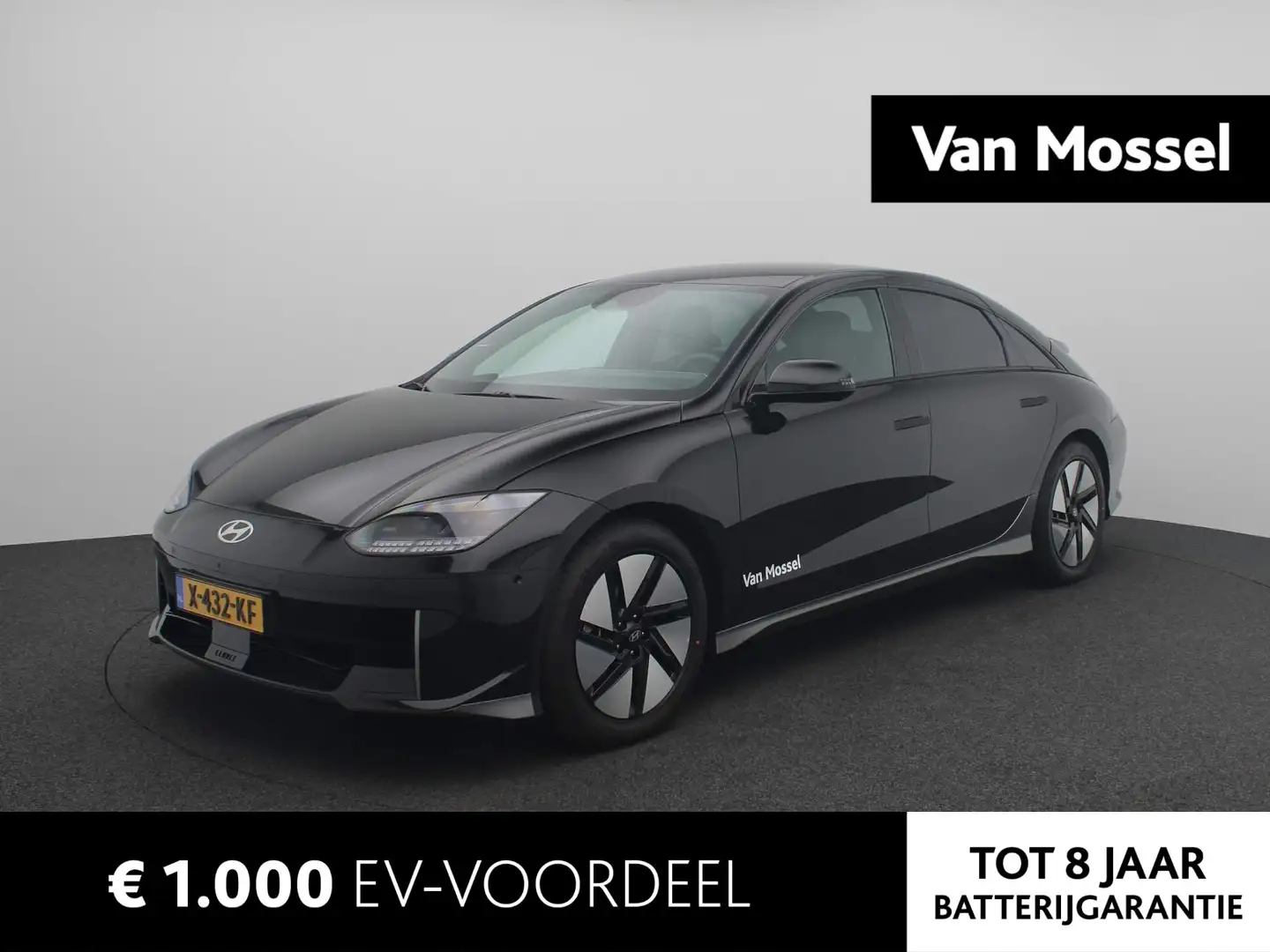 Hyundai IONIQ 6 Lounge AWD 77.4 kWh Hyundai IONIQ 6 Lounge AWD 77 Zwart - 1