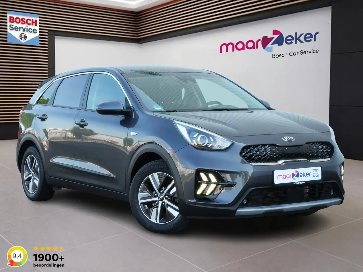 Kia Niro 1.6 Hybride ✅Trekhaak✅Camera✅Lane Ass.✅Apple✅Andro Grijs - 1