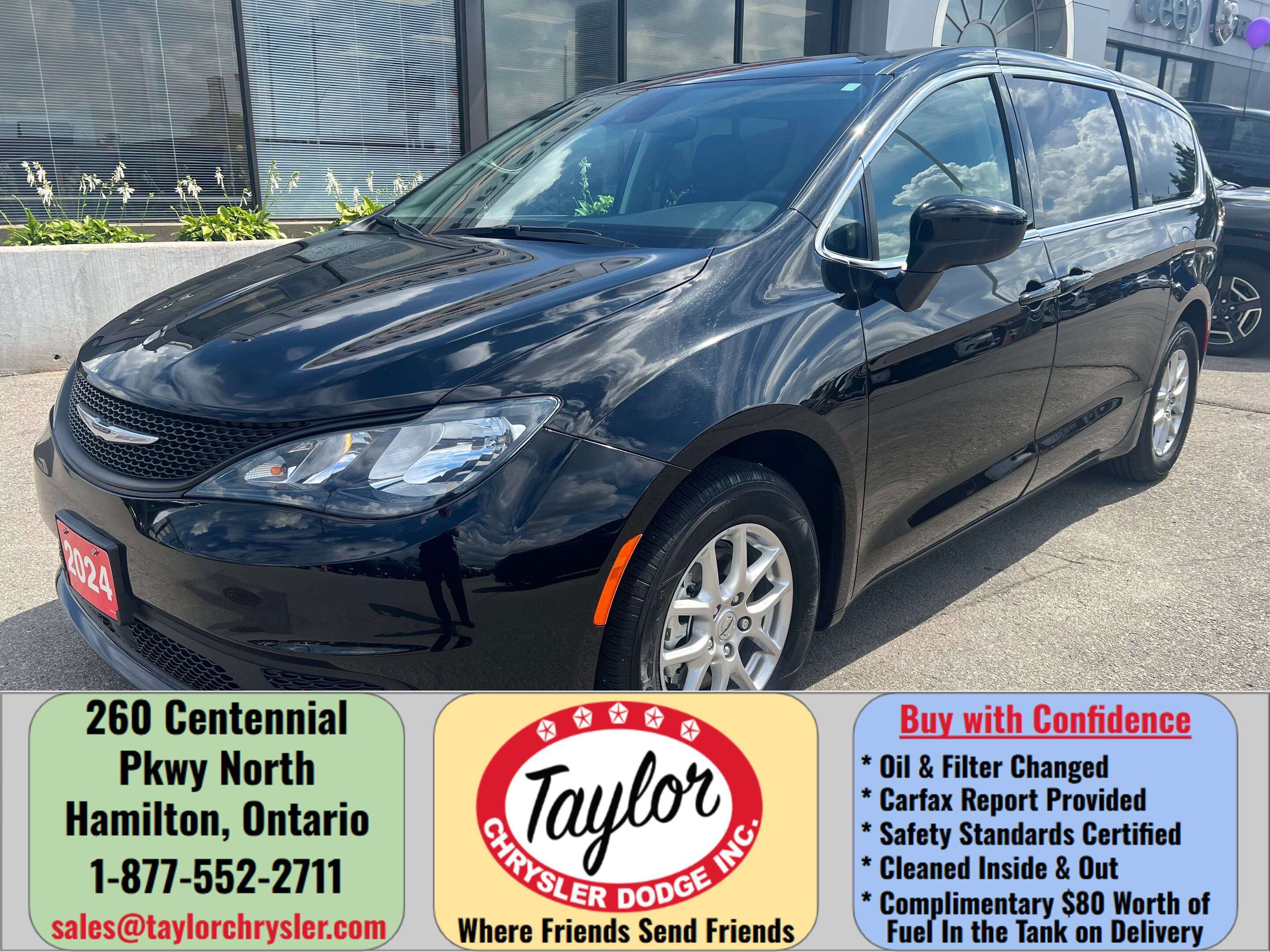 Black 2024 Chrysler Grand Caravan Minivan  9-Speed Automatic