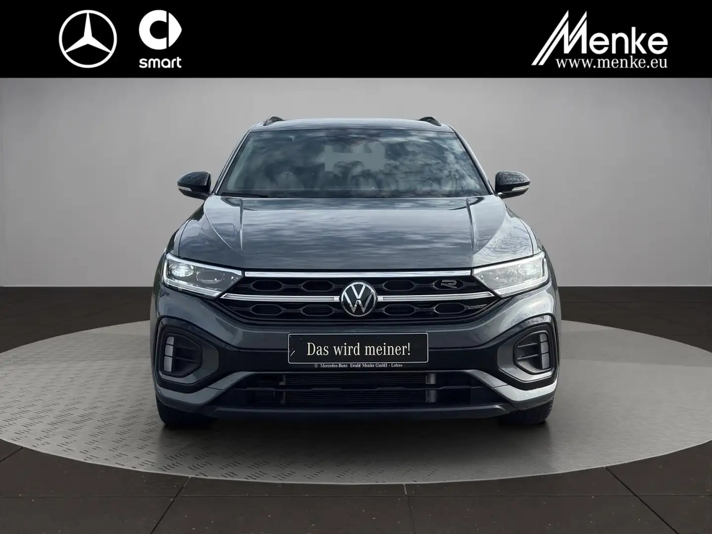 Volkswagen T-Roc 2.0 TSI R-Line 4Motion Matrix+ACC+BlackStyle Gris - 2