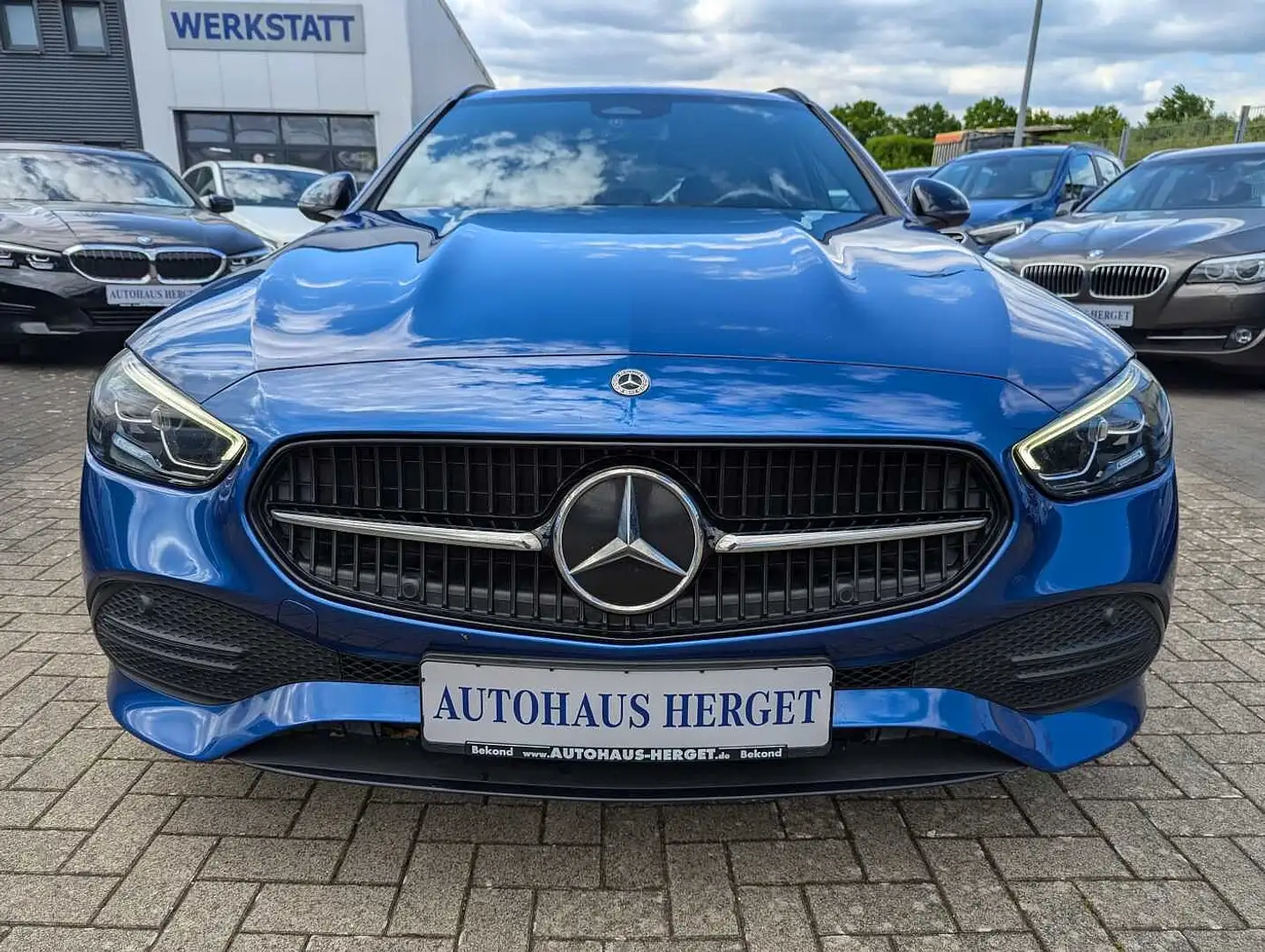 Mercedes-Benz C 220 d T 9G-TRONIC Avantgarde 1.Hand/MB-Scheckheft/Lede Blau - 2