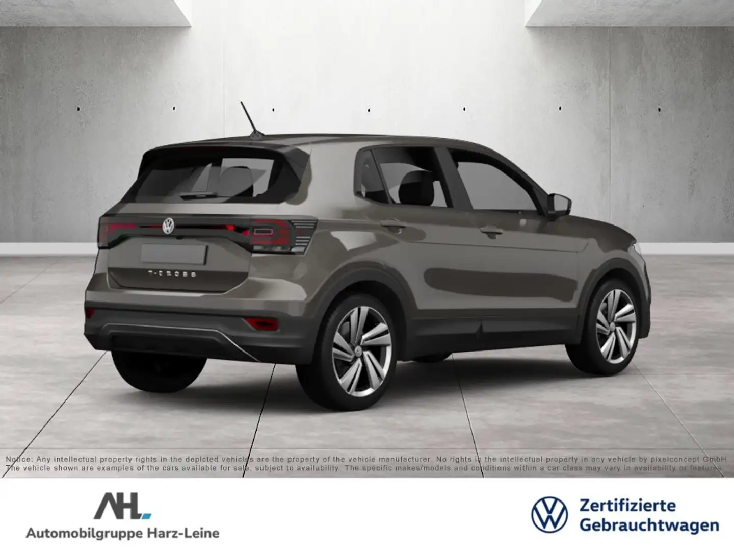 Volkswagen T-Cross MOVE TSI DSG+LED+SITZHEIZUNG+RÜCKFAHRKAMERA+PARK A Gris - 2
