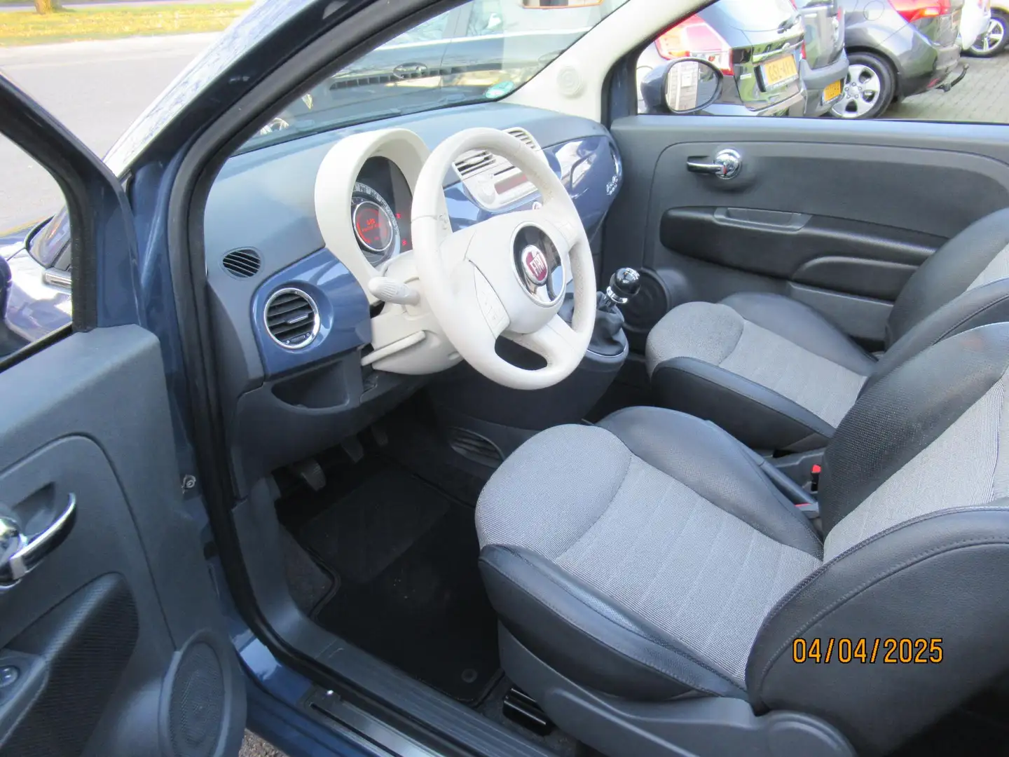 Fiat 500C 1.2 Lounge Bleu - 2