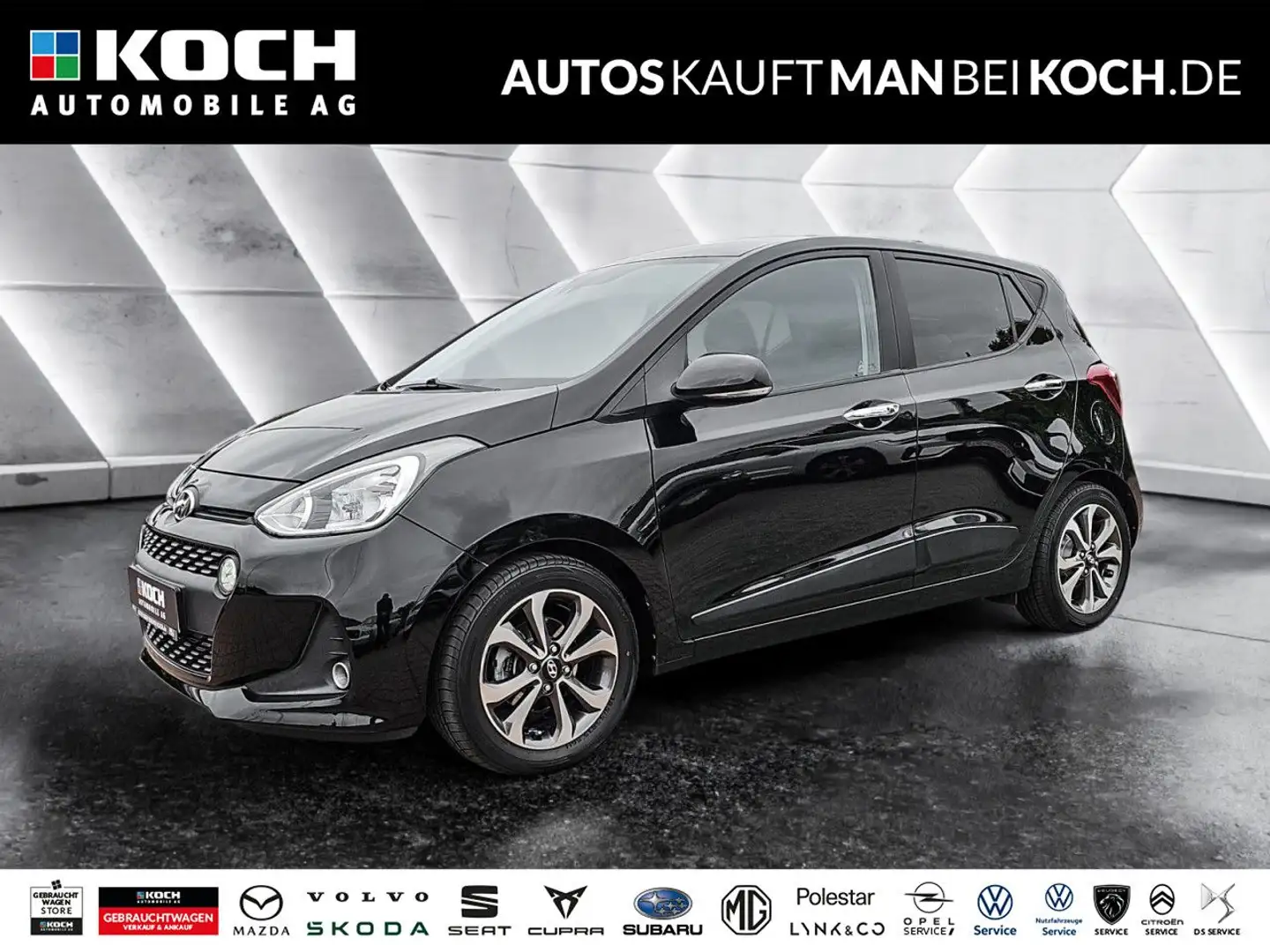 Hyundai i10 1.2 Style SHZ LHZ NAVI TEMPO PDC KEYLESS Klima Noir - 1