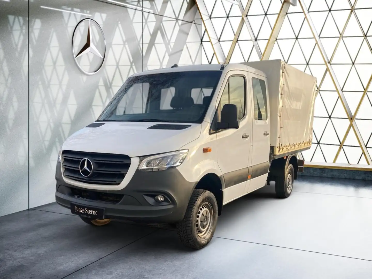 Mercedes-Benz Sprinter 316 CDI 4x4 Pritsche Standard AHK*LED** Blanc - 1