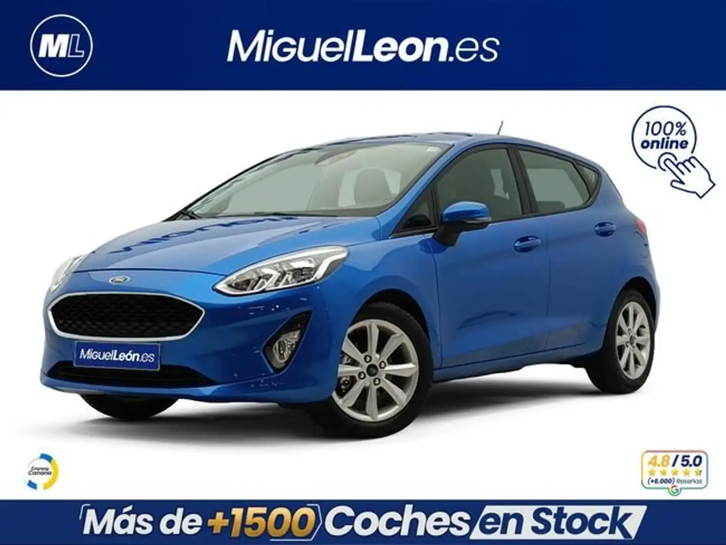Ford Fiesta 1.0 EcoBoost 74kW Trend S/S 5p Azul - 1