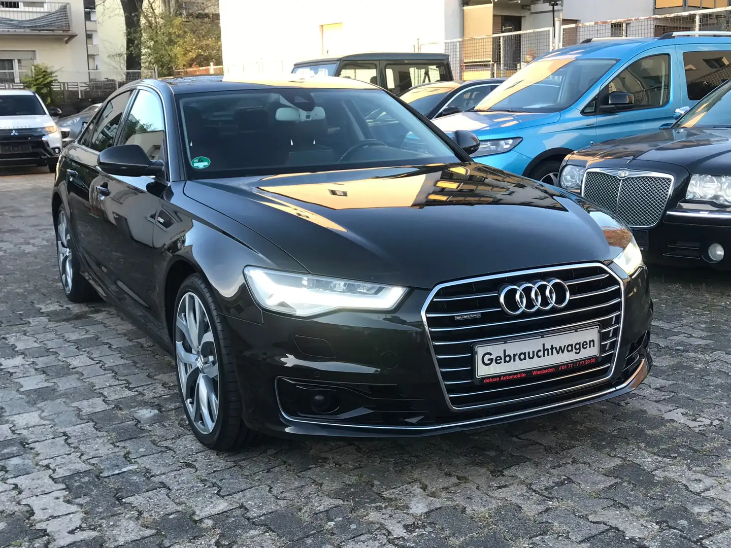 Audi A6 3.0 TDI quattro 2x S Line ACC KILOMETER UNBEKANNT Schwarz - 1