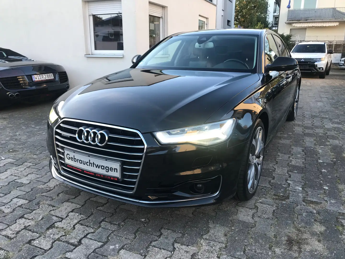 Audi A6 3.0 TDI quattro 2x S Line ACC KILOMETER UNBEKANNT Schwarz - 2