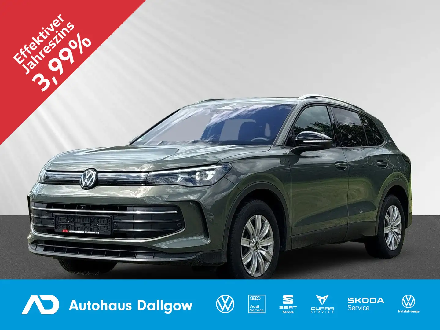 Volkswagen Tiguan Life 1,5 l eTSI 150PS DSG+LED+PDC+Klimaau Grün - 1