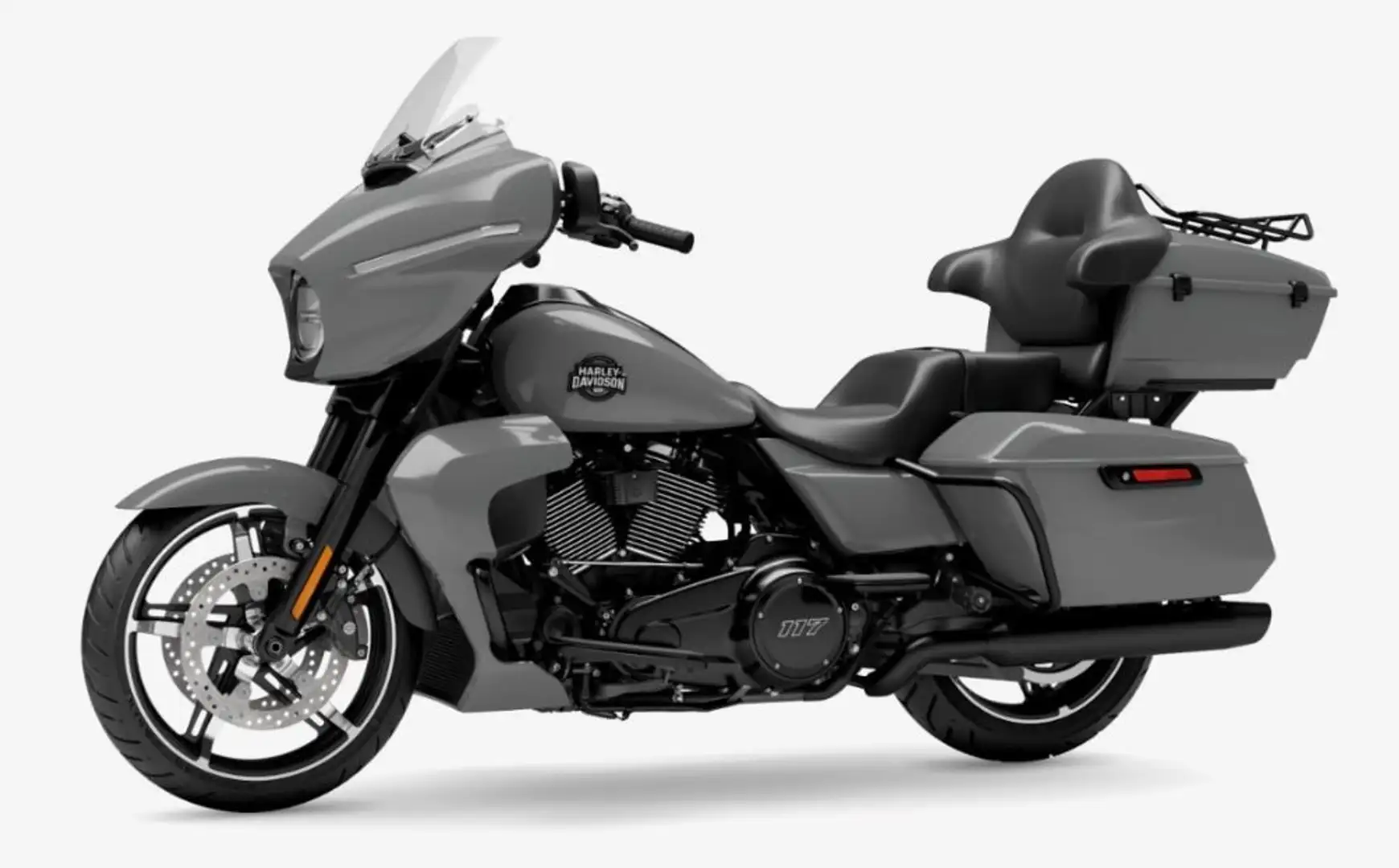 Harley-Davidson Street Glide FLHXU Ultra Black trim - Billiard Grey Grigio - 2