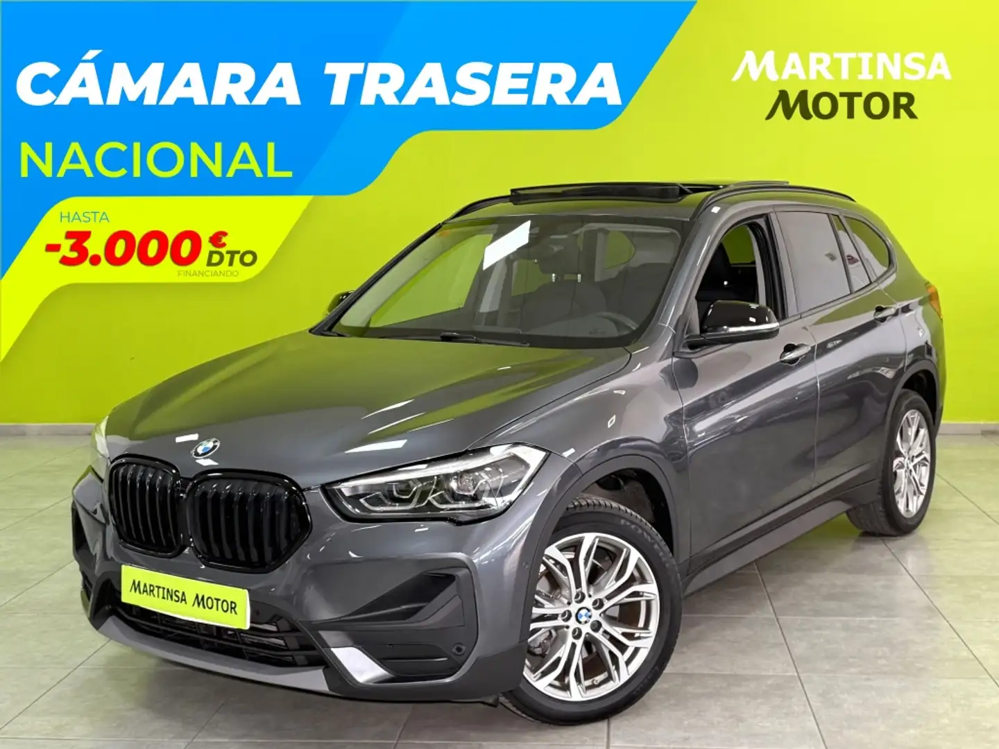 BMW X1 sDrive 18iA Gris - 1