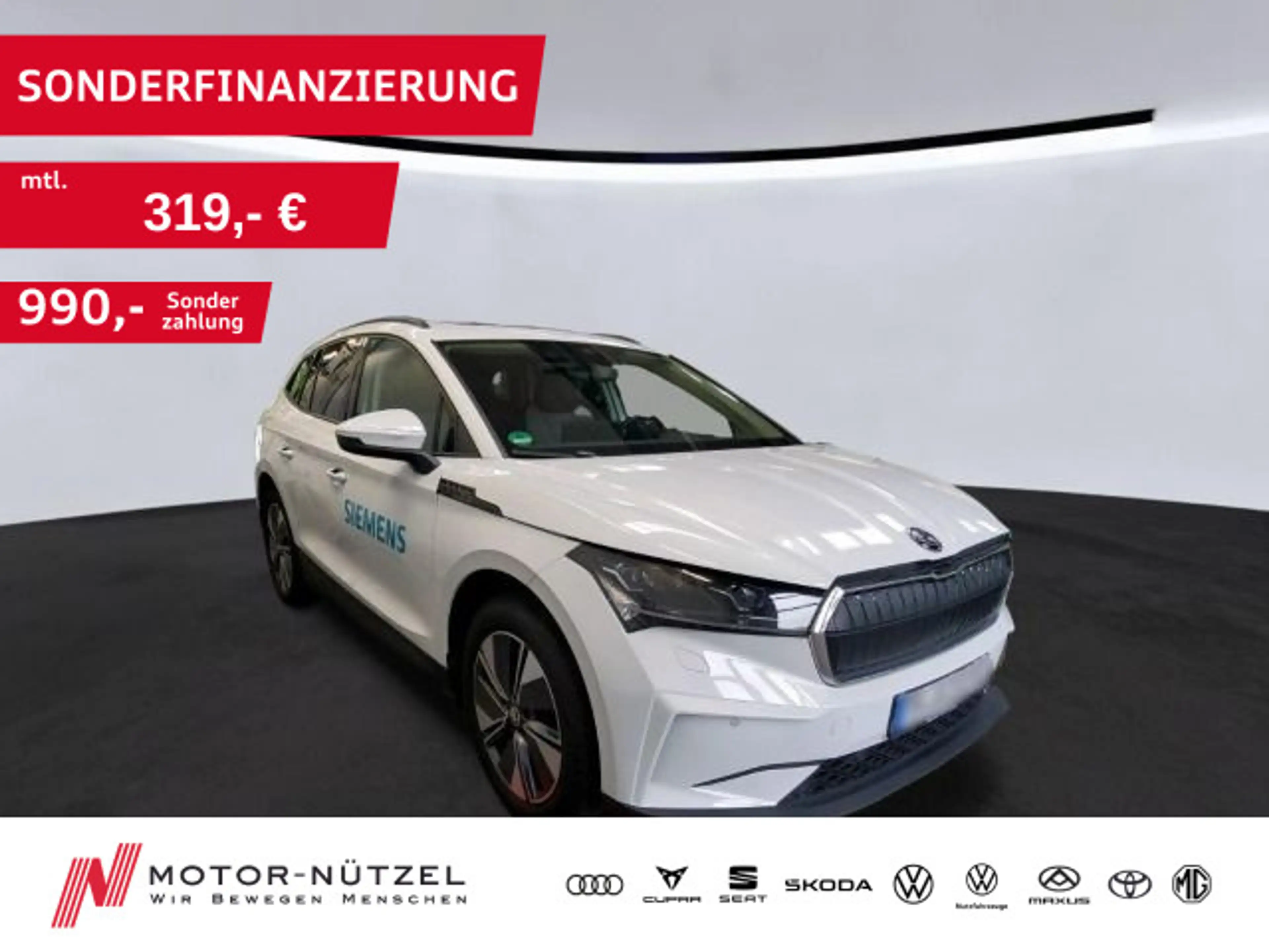 Skoda Enyaq iV 60 LOFT MATRIX+NAVI+AHK+PANO+ACC+4xSHZ