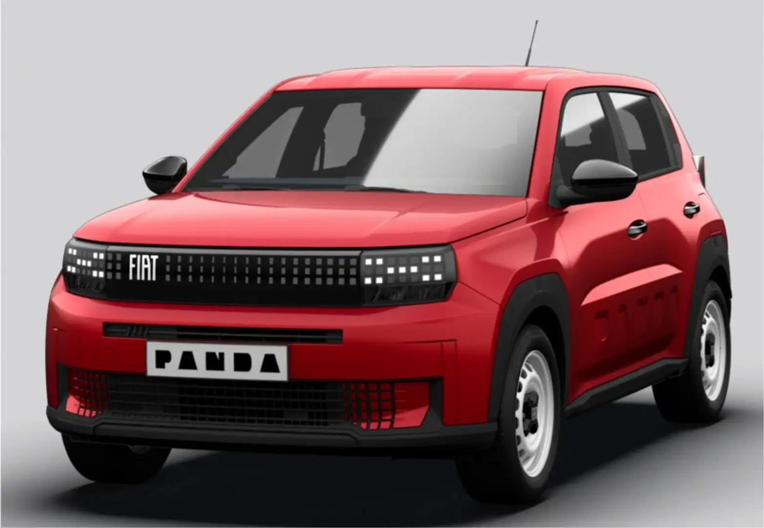 Fiat Grande Panda ! SOFORT VERFÜGBAR !🐼🐼🐼Elektro (RED)🐼🐼🐼 Rot - 2