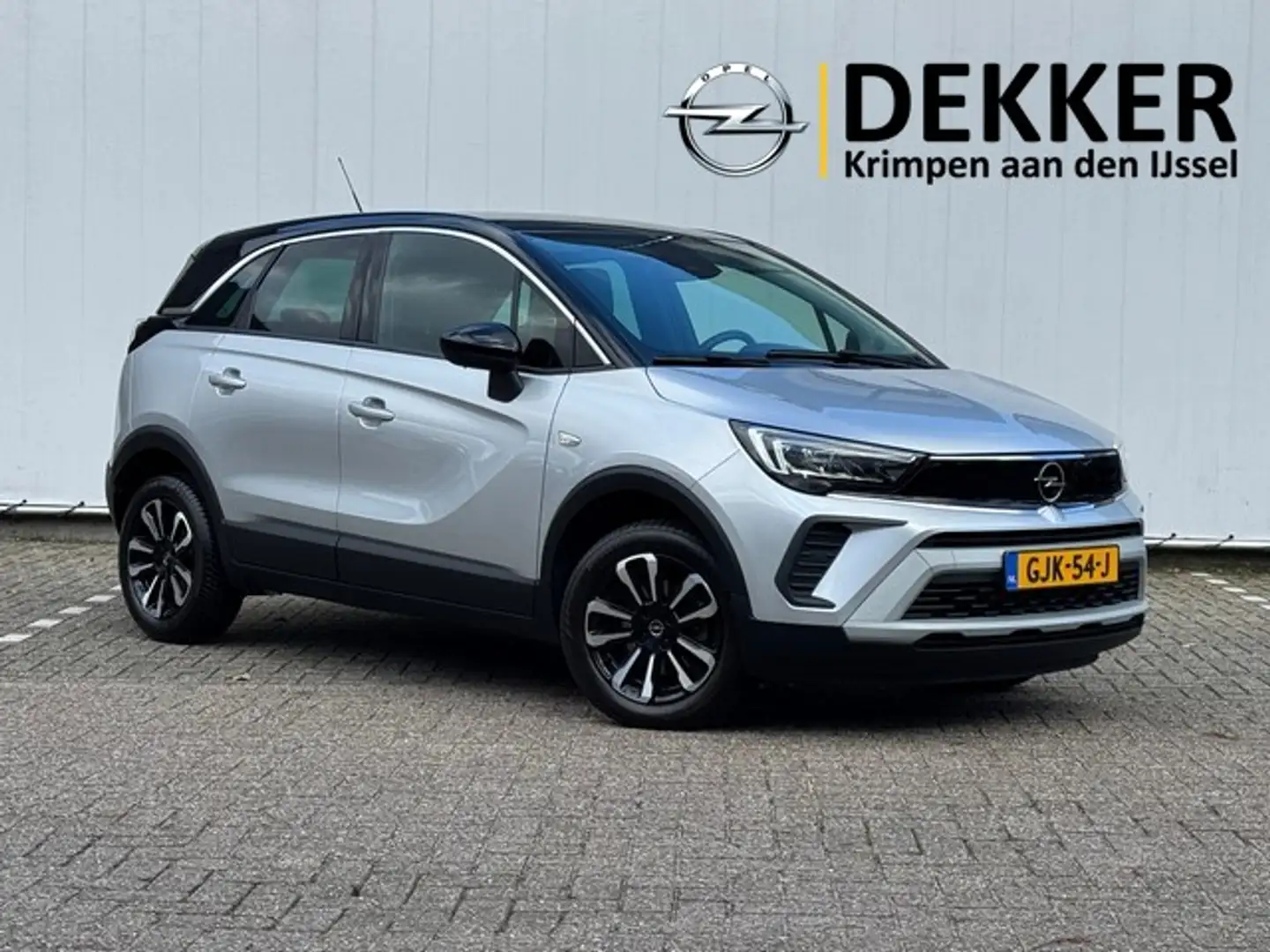 Opel Crossland 1.2 Turbo Elegance met Navi/Camera, AGR, Winterpak Grijs - 1