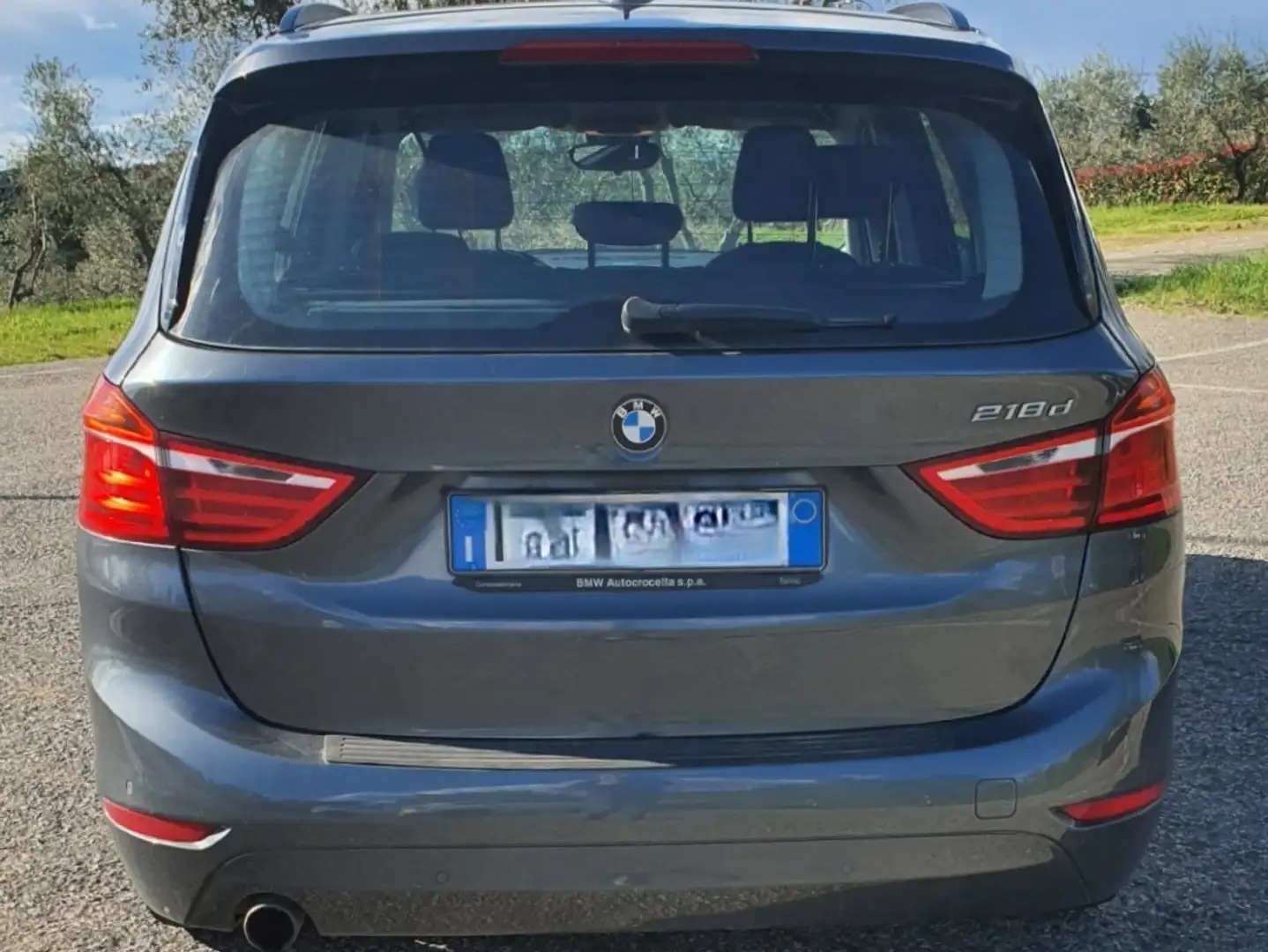 BMW 218 218d Gran Tourer xdrive Advantage 7posti auto Grey - 2