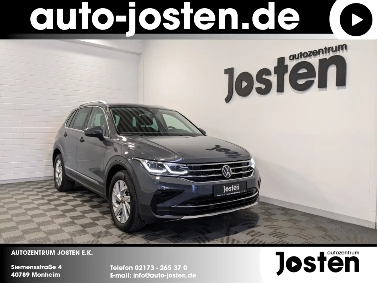 Volkswagen Tiguan Elegance 1.4 TSI eHybrid CarPlay MTRX ACC siva - 1