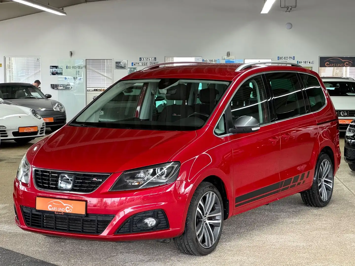 SEAT Alhambra FR-Line Allrad 7Sitz *STHZ*SHZ*NAV*ACC* Rot - 1