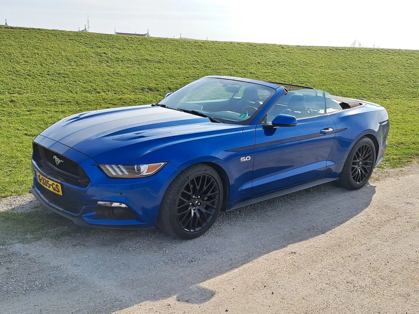 Ford Mustang GT 5.0 Cabriolet Blauw - 2