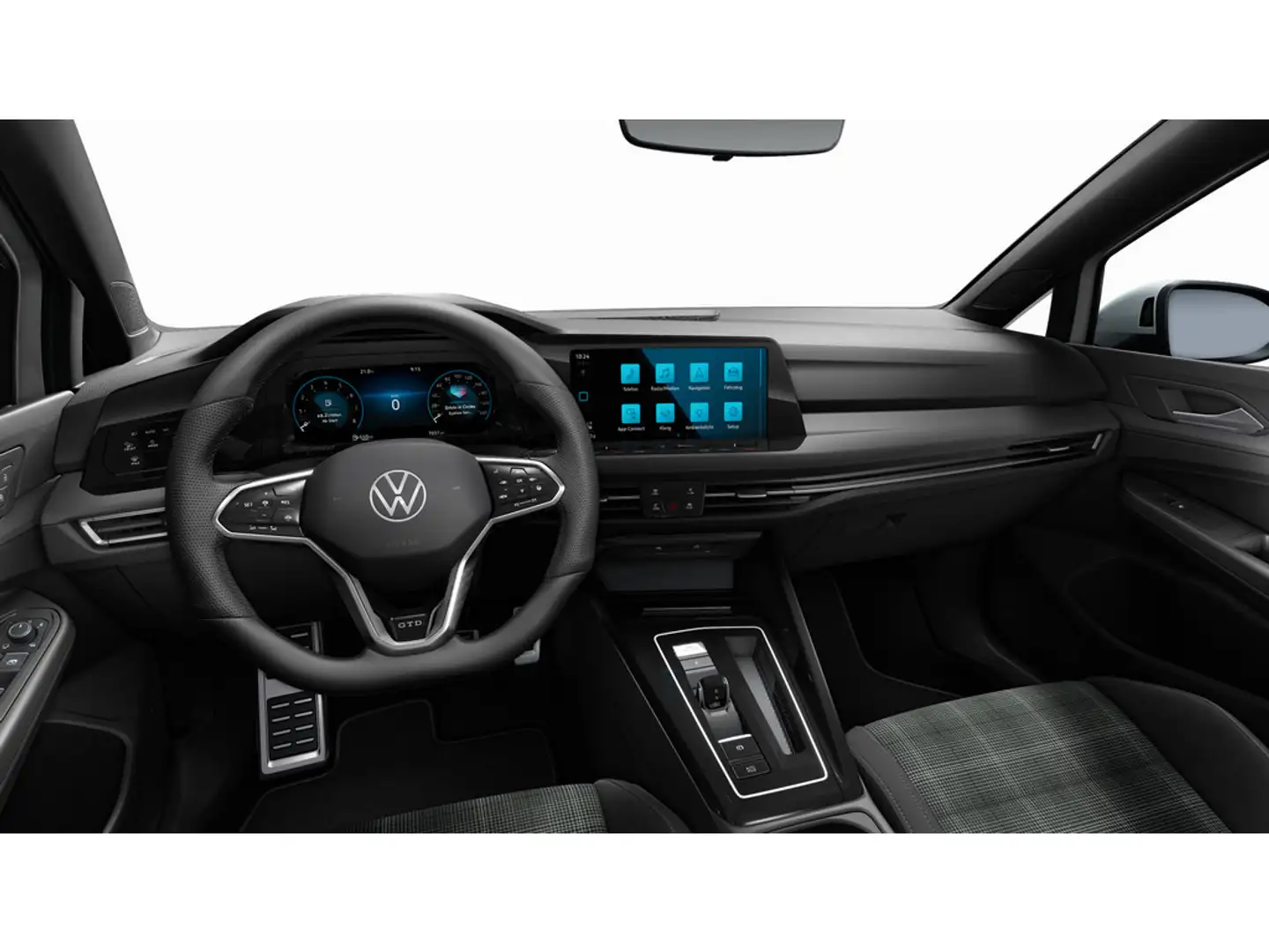 Volkswagen Golf VIII GTD 2.0 TDI DSG AHK, Kamera, ACC, S Weiß - 2