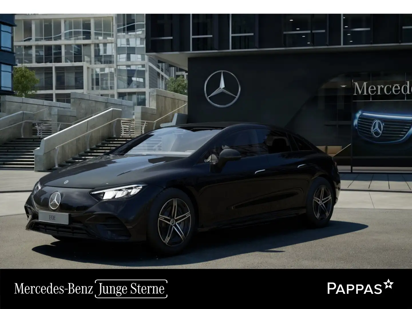 Mercedes-Benz EQE 350 4MATIC Österreich-Edition PTS Distr Navi Schwarz - 1