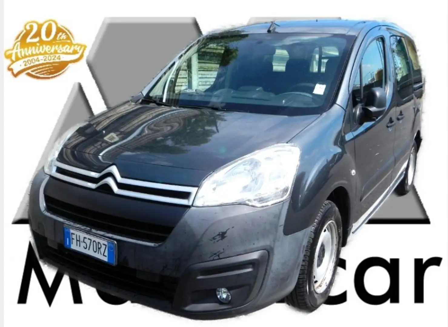 Citroen Berlingo 1.6 BLUEHDI 120CV .3P.TI L1 E6 2 Porte Lat-FH570RZ Grigio - 1