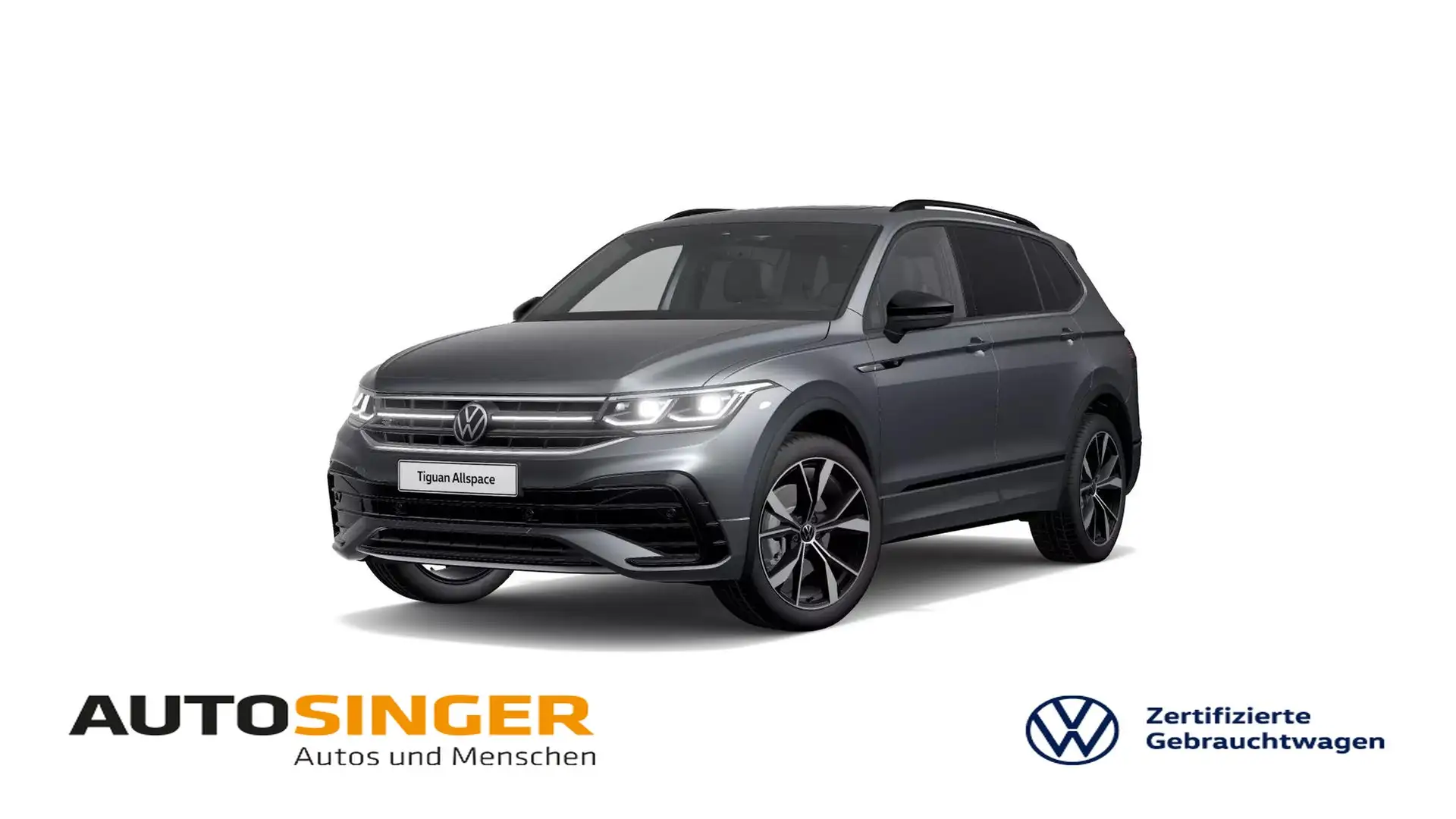 Volkswagen Tiguan Allspace R-Line TSI DSG 4M 7S *PANO*IQ-L* Grau - 1