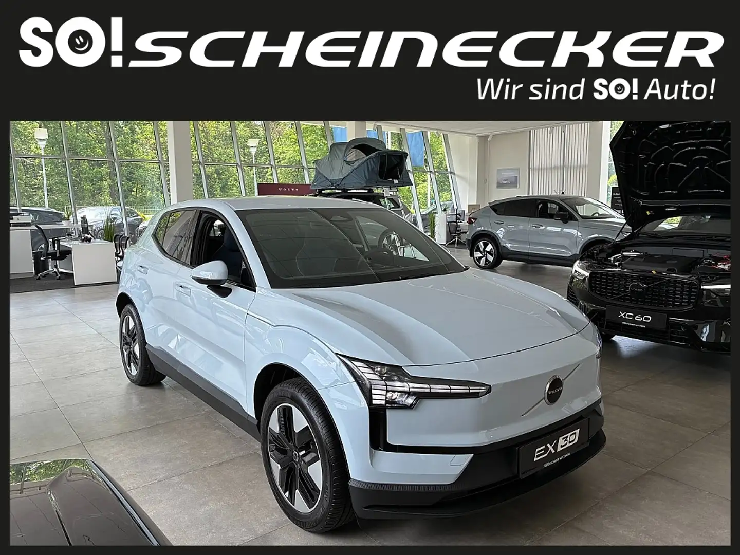 Volvo EX30 Single Motor Extended Range 69kWh Core Blau - 1