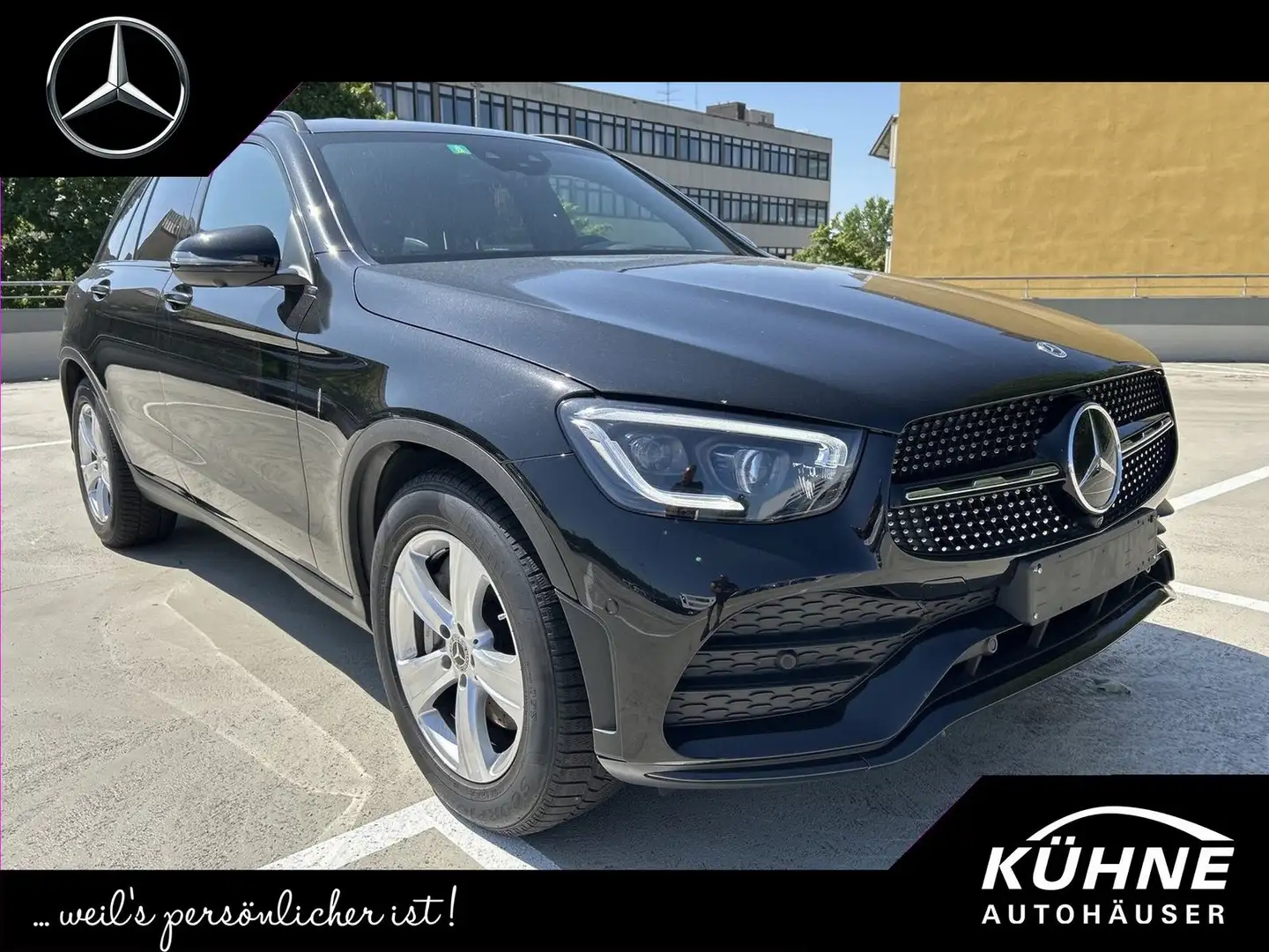 Mercedes-Benz GLC 400 d 4M AMG Night Burm3D Distro HUD 360° LED Schwarz - 1