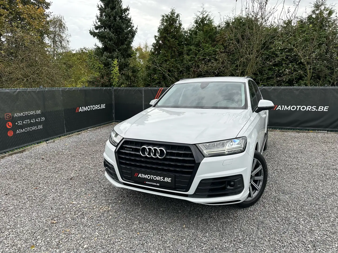 Audi Q7 | 50TDi | S-Line | 20" | NAVI | LED | CAMERA Blanc - 1