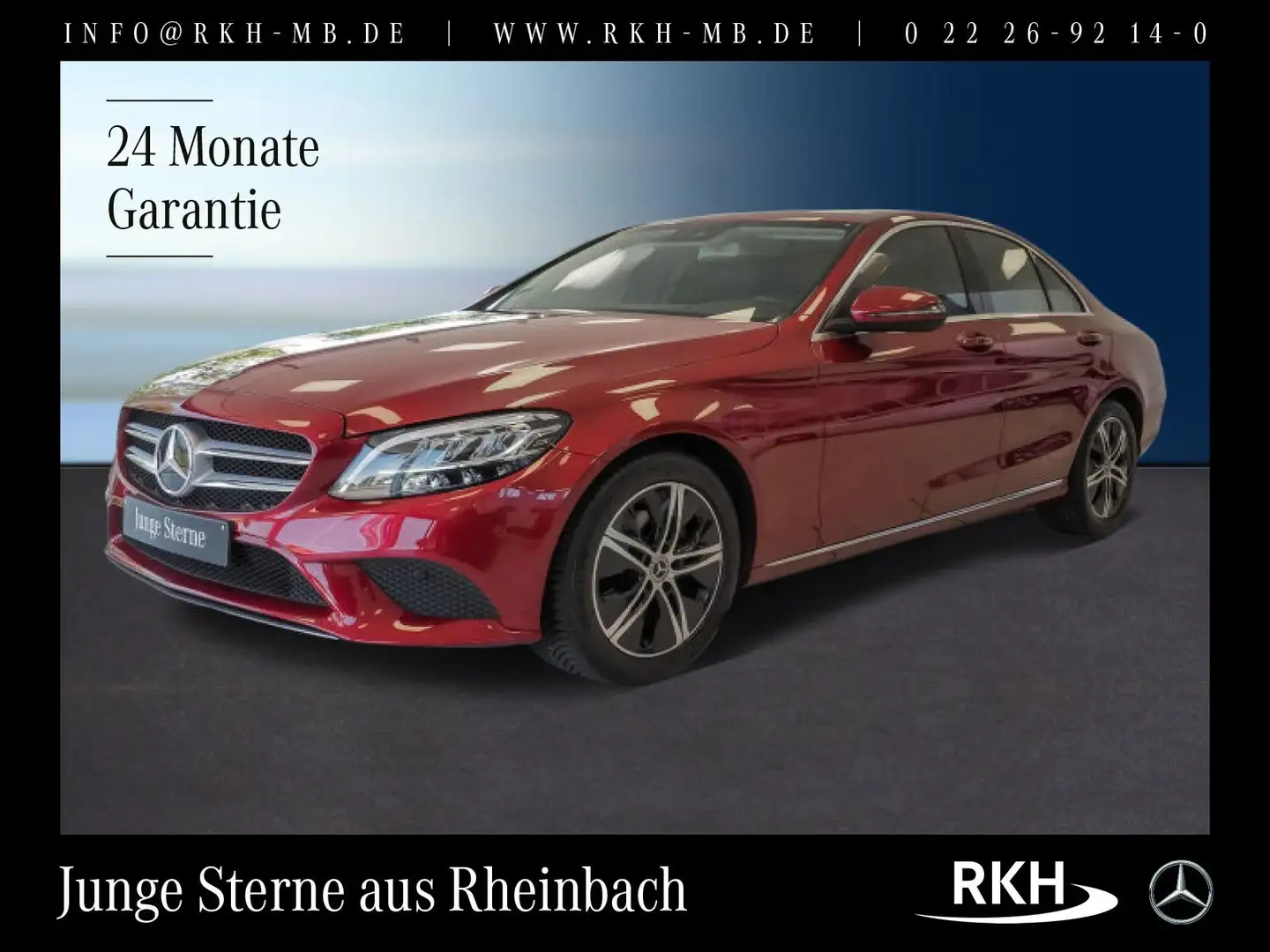 Mercedes-Benz C 180 C 180 Avantgarde 9G/Navi/LED/Klima/Excl. Inter. Red - 1