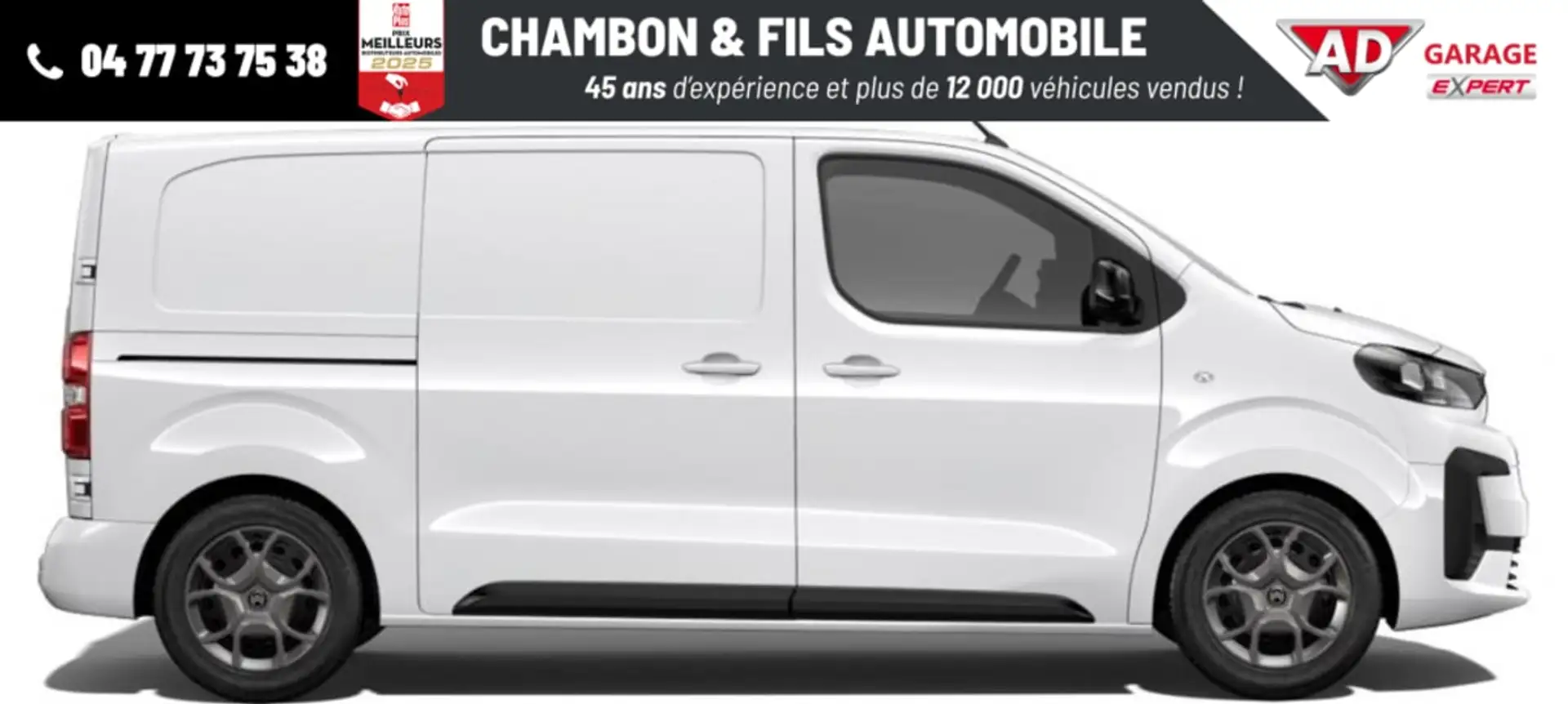 Citroen Jumpy FOURGON FGN M BLUEHDI 145 S&S EAT8 Prix : 28326 HT Blanc - 2