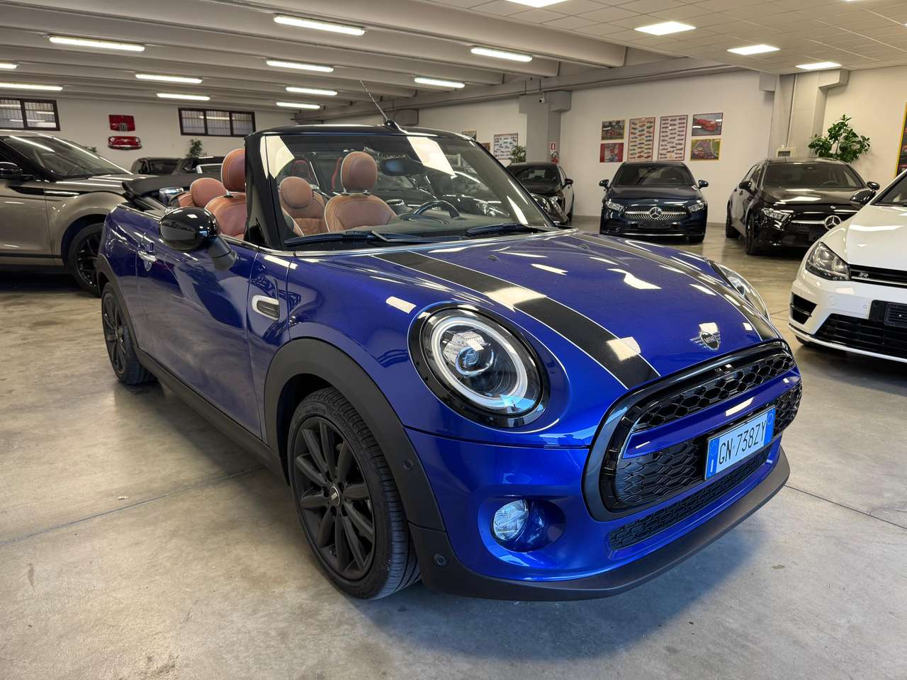 MINI Cooper Cabrio Aut, Cerchi 18, Navi Pelle Biscotto Garanzia
