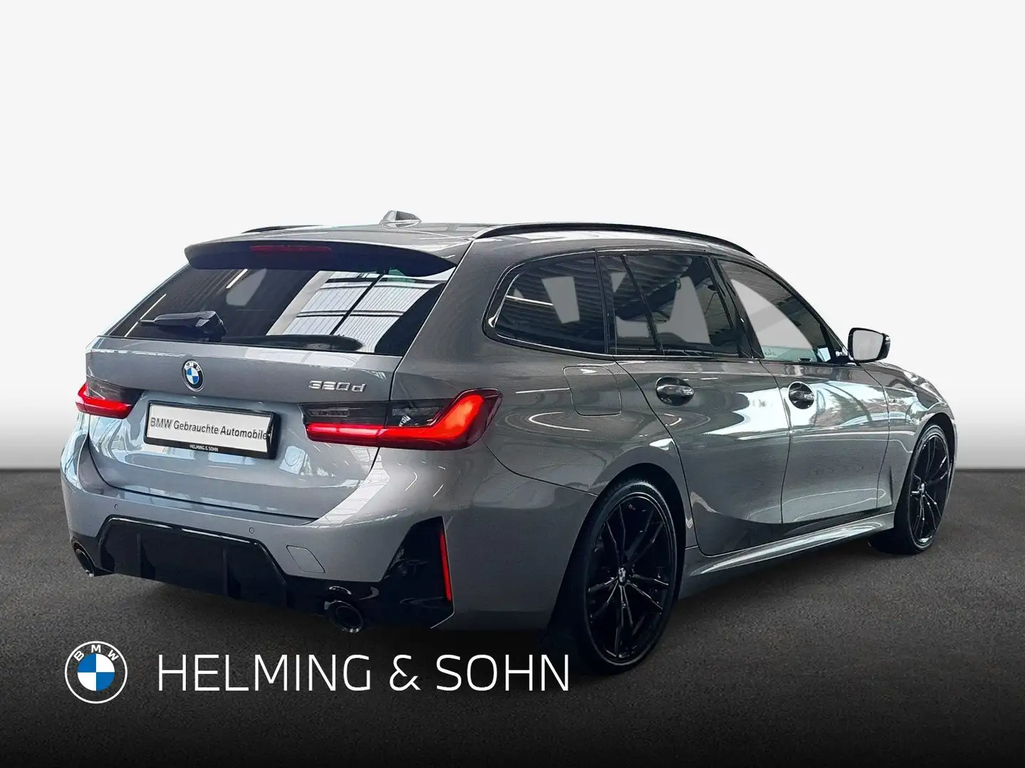 BMW 320 d Touring M-Sport HiFi DAB AHK Lenkradhz. uvm. Grijs - 2
