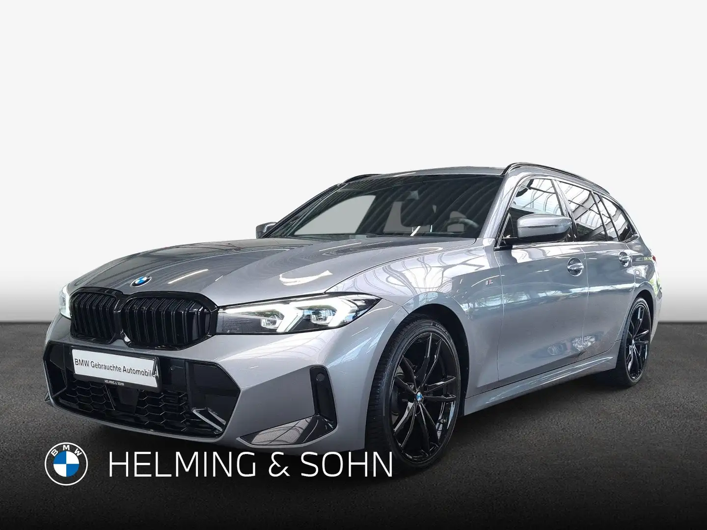 BMW 320 d Touring M-Sport HiFi DAB AHK Lenkradhz. uvm. Grijs - 1