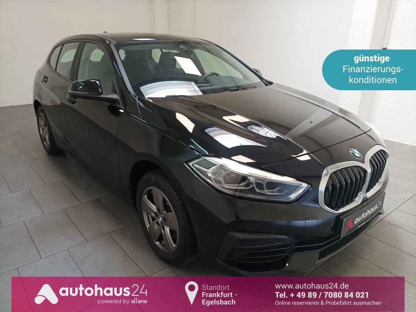 BMW 118 1er - 118i Advantage Lenkrhzg.|DAB|LED|PDC Noir - 1
