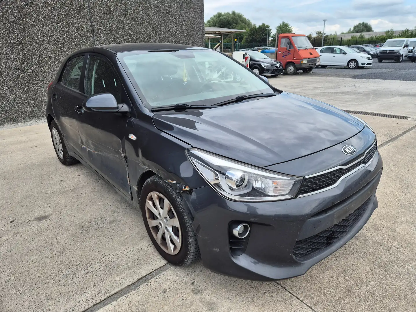 Kia Rio Rio 1.4 CRDi ECO Fusion//MARCHAND OU EXPORT Gris - 1