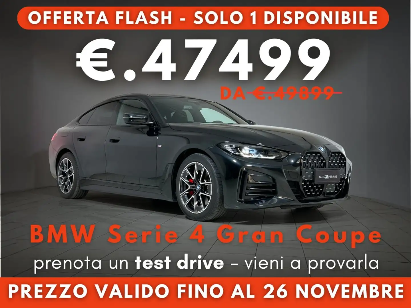 BMW 420 D Gran Coupe M sport Pro X-Drive + Telecamera 360 Noir - 1