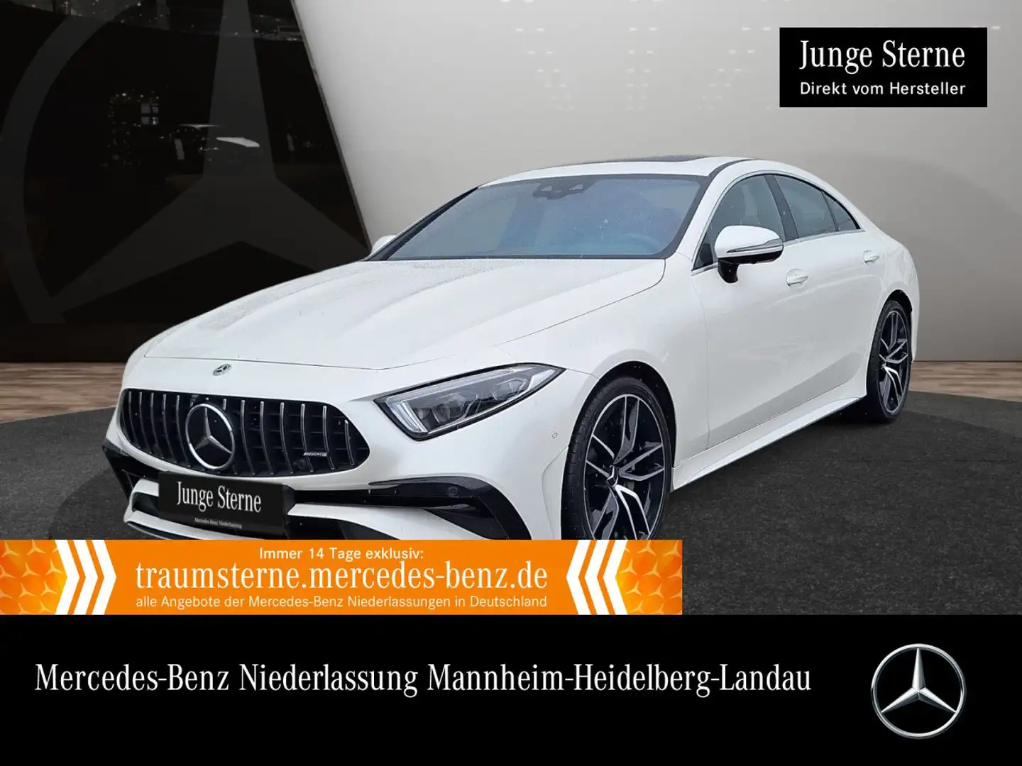 Mercedes-Benz CLS 53 AMG Cp. 4M Perf-Abgas Fahrass WideScreen 9G Wit - 1