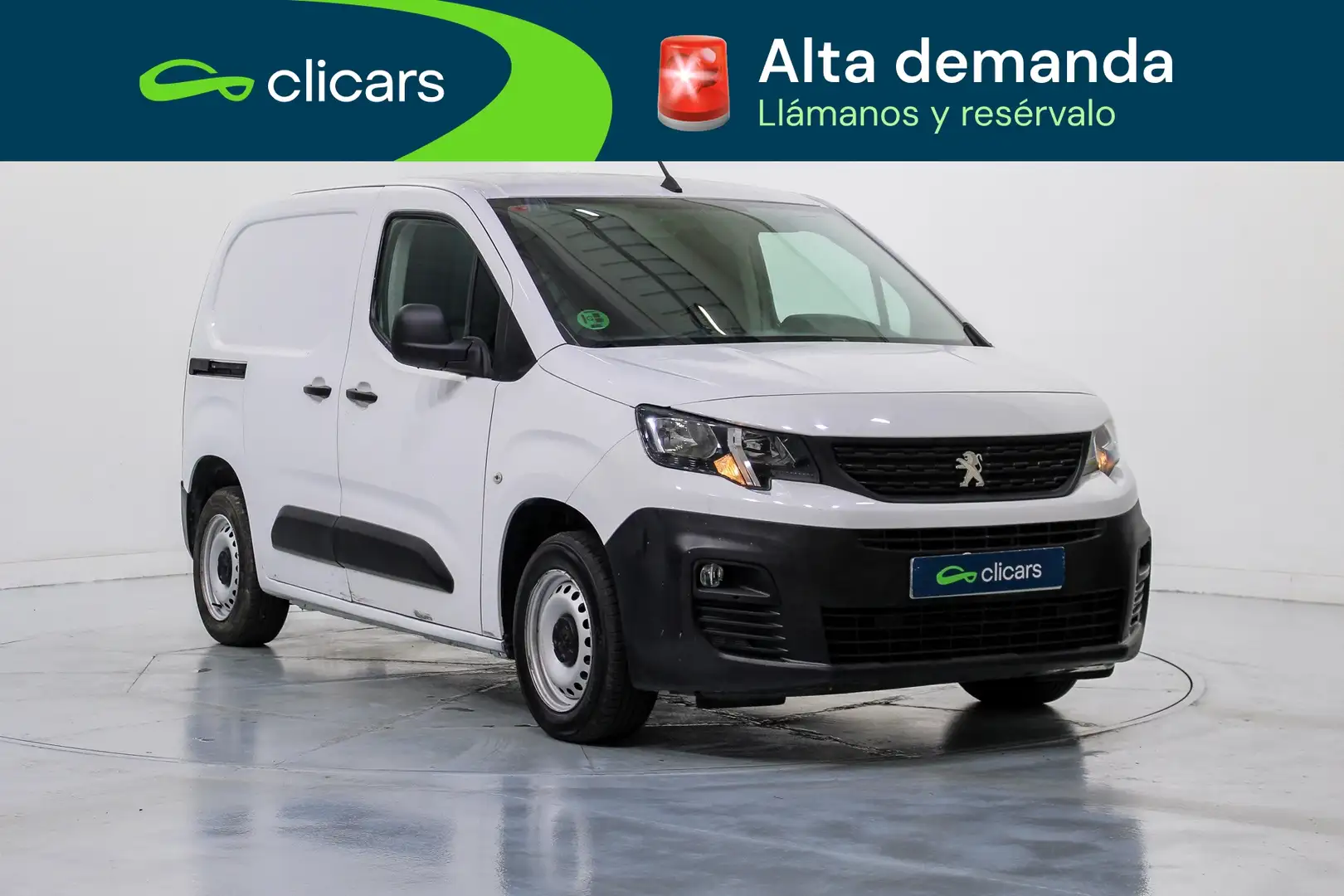 Peugeot Partner 1.5BlueHDI Pro Standard 600kg 75 Blanco - 2