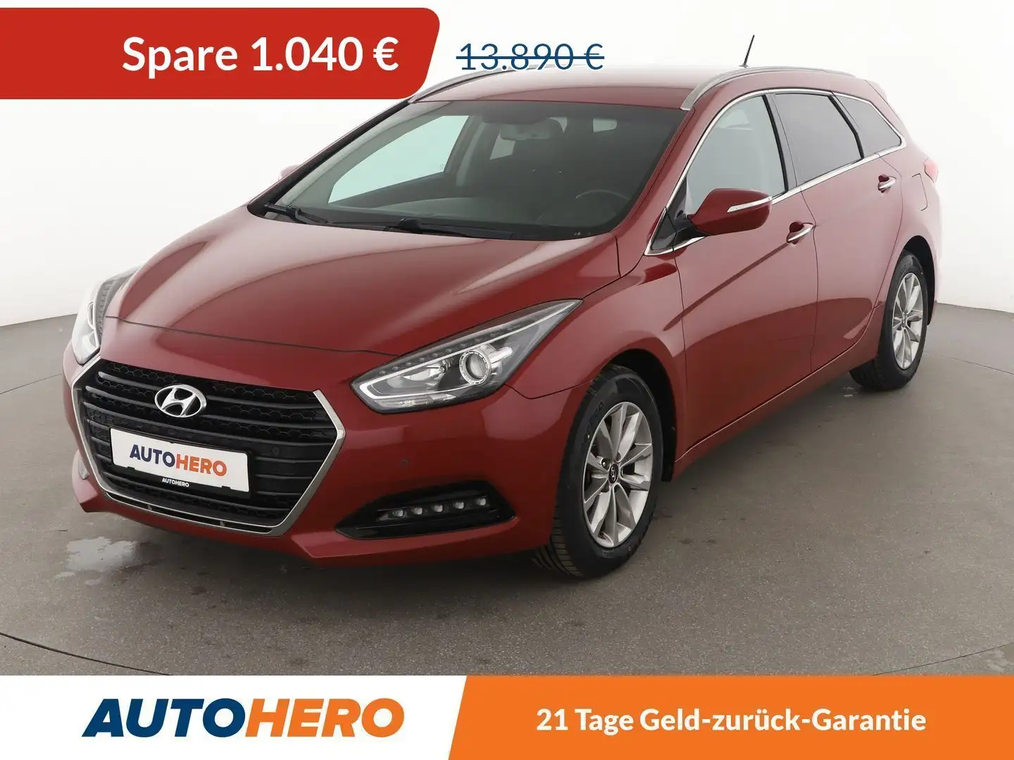 Hyundai i40 1.6 Trend Blue*TEMPO*PDC*SHZ*KLIMA*GARANTIE* Roşu - 1