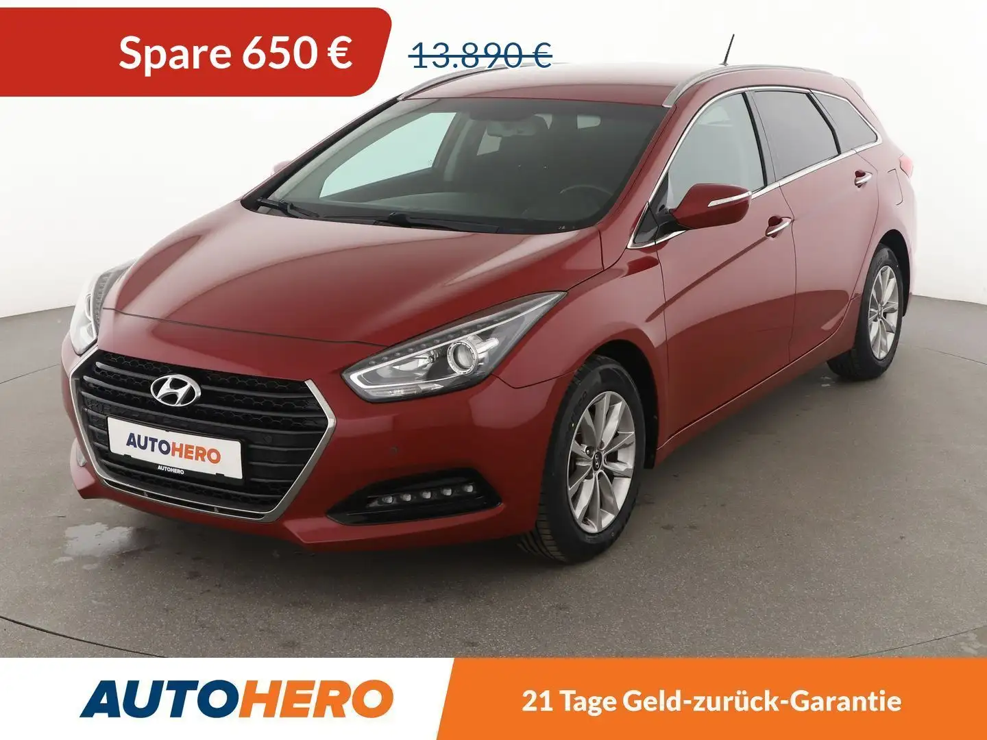 Hyundai i40 1.6 Trend Blue*TEMPO*PDC*SHZ*KLIMA*GARANTIE* Červená - 1