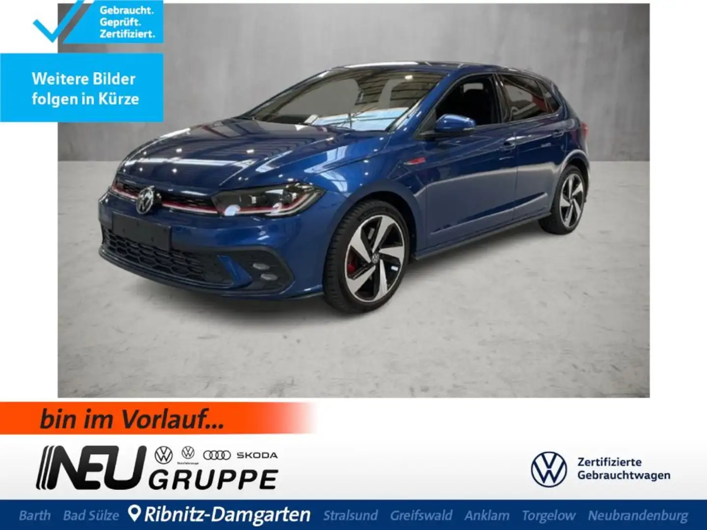 Volkswagen Polo GTI 2.0 TSI DSG Side Assist ACC Matrix Blau - 1