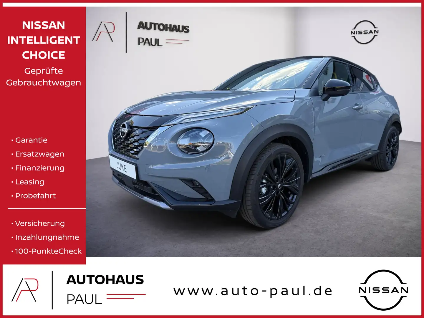 Nissan Juke 1.6 Hybrid N-Sport, BOSE,Navi,AVM,ProPilot Schwarz - 1