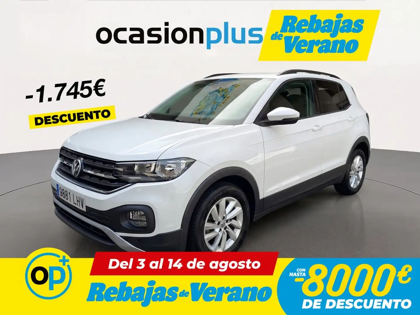 Volkswagen T-Cross 1.0 TSI Advance 85kW Blanco - 1