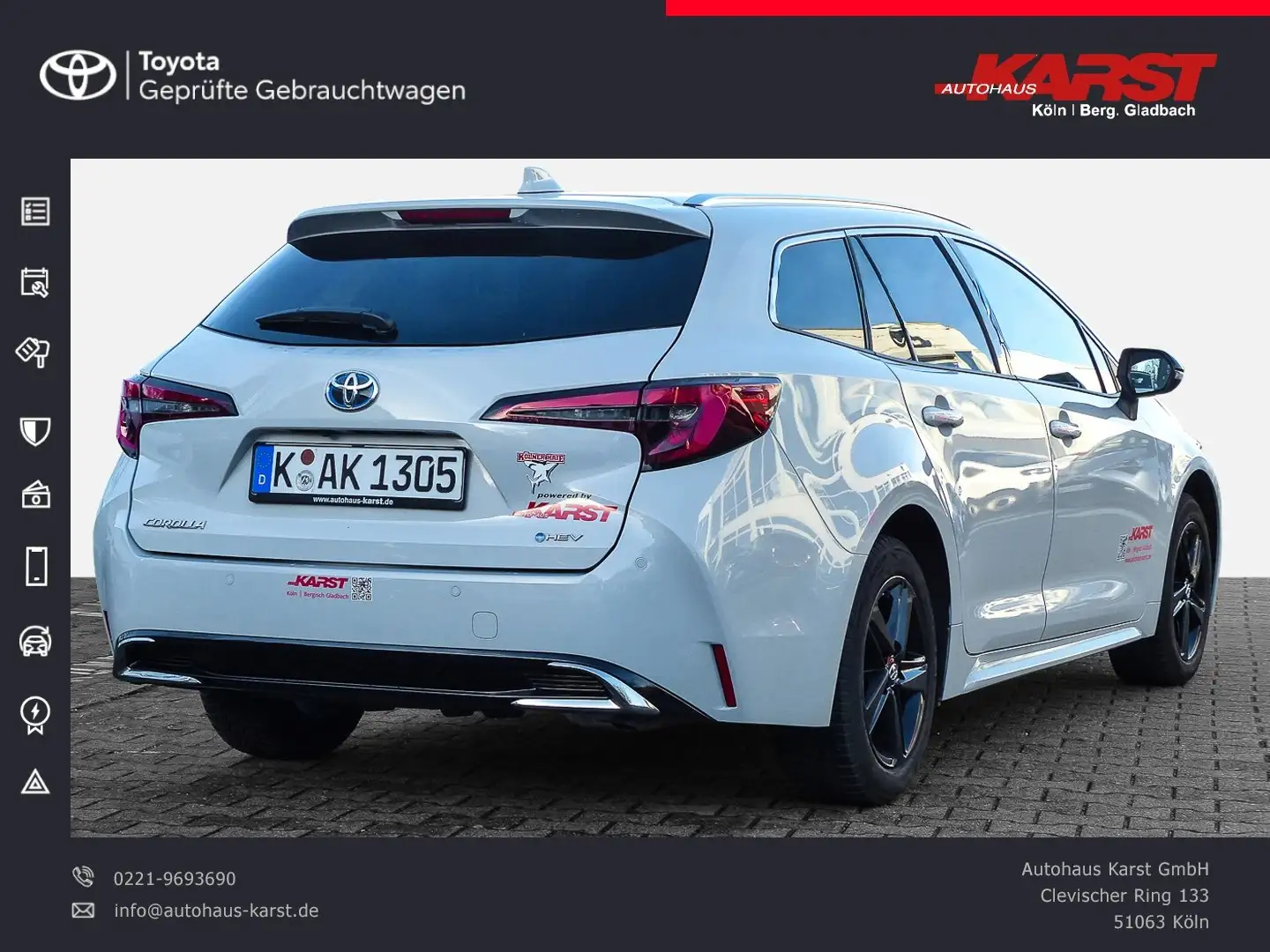 Toyota Corolla 2.0 l Hybrid TS. Teamplayer Car Play Grau - 2